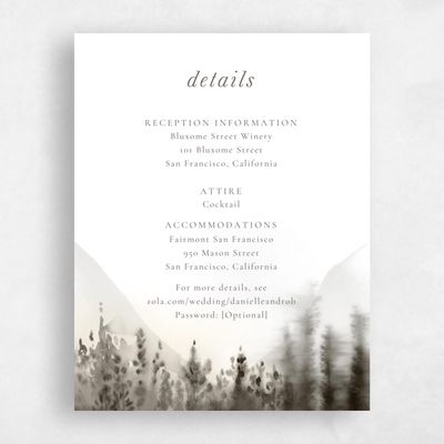 Dark Taupe, Grey Wedding Enclosure - Grove