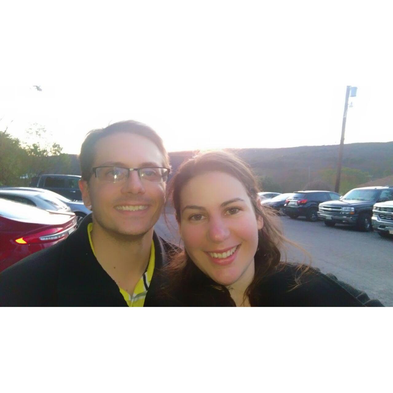 On Sarah's first visit to Frostburg, MD!