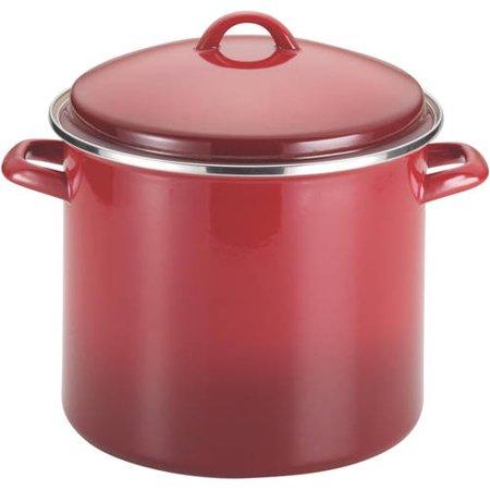Rachael Ray Enamel on Steel 12 Quart Covered Stockpot
