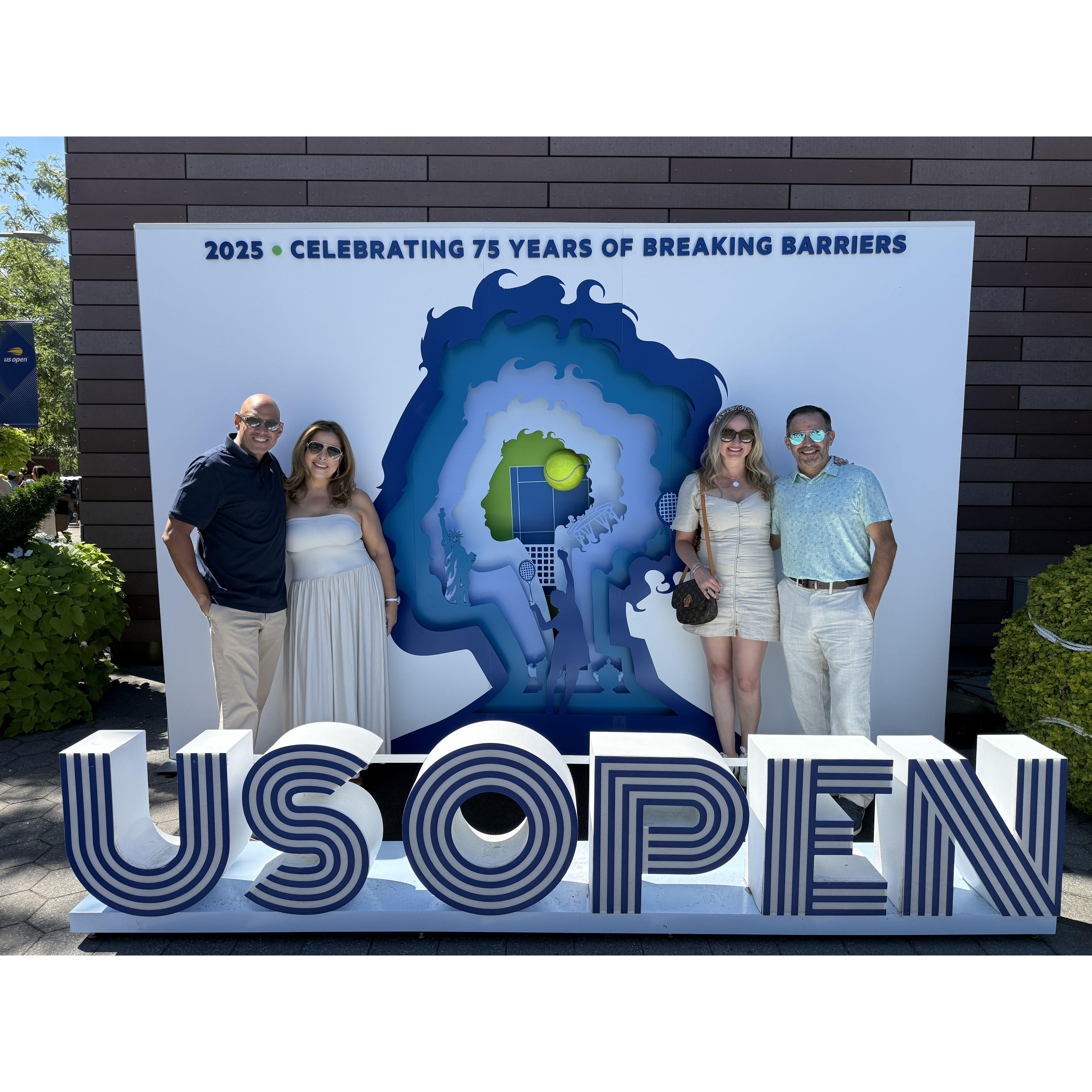 Enjoying time with friends.