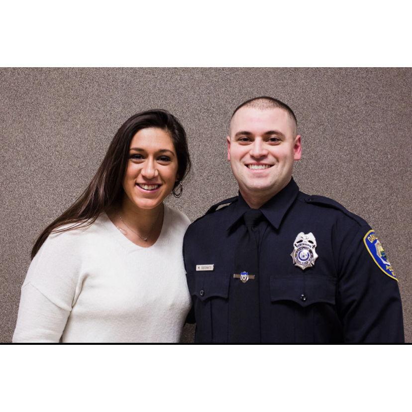 Michael's graduation from the police academy: 2019