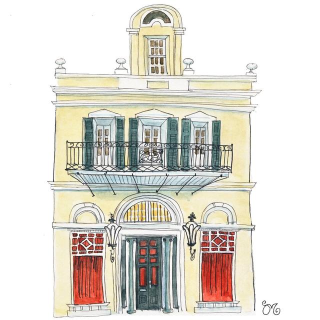 Latrobe's New Orleans- Vintage Classic New Orleans- Watercolor Giclée Print