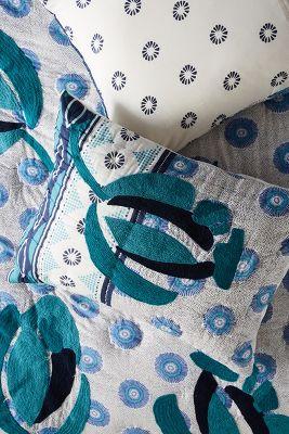 SUNO for Anthropologie Embroidered Diani Shams, Set of 2
