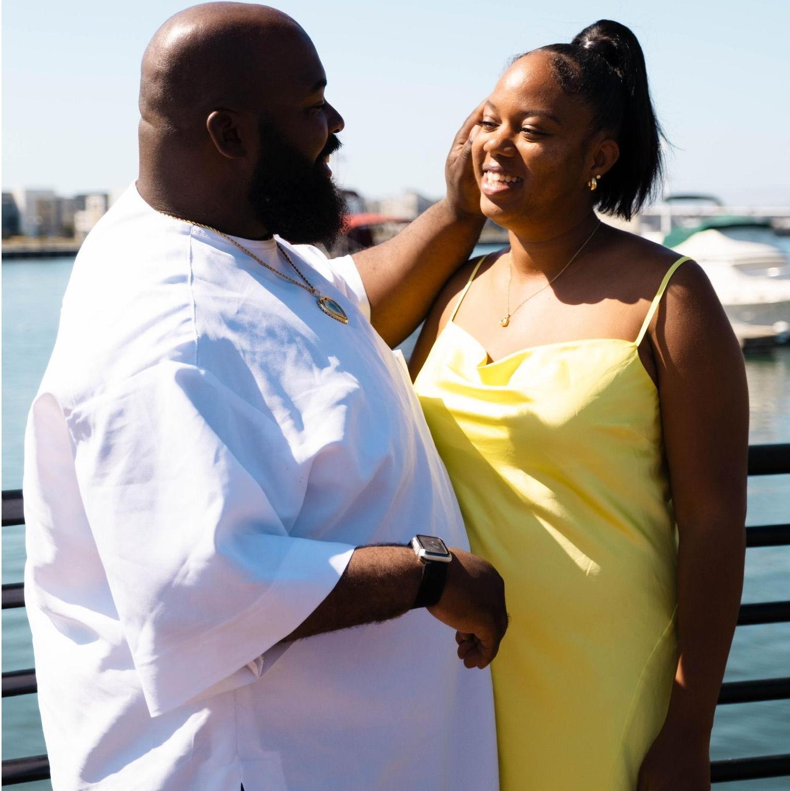 "Hold on, let me fix your hair"