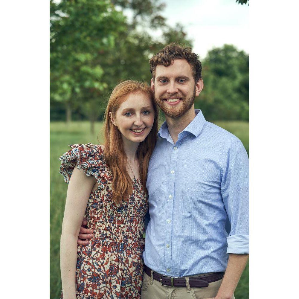 Jason's camera tripod came in handy to take these photos on our one-year anniversary!
