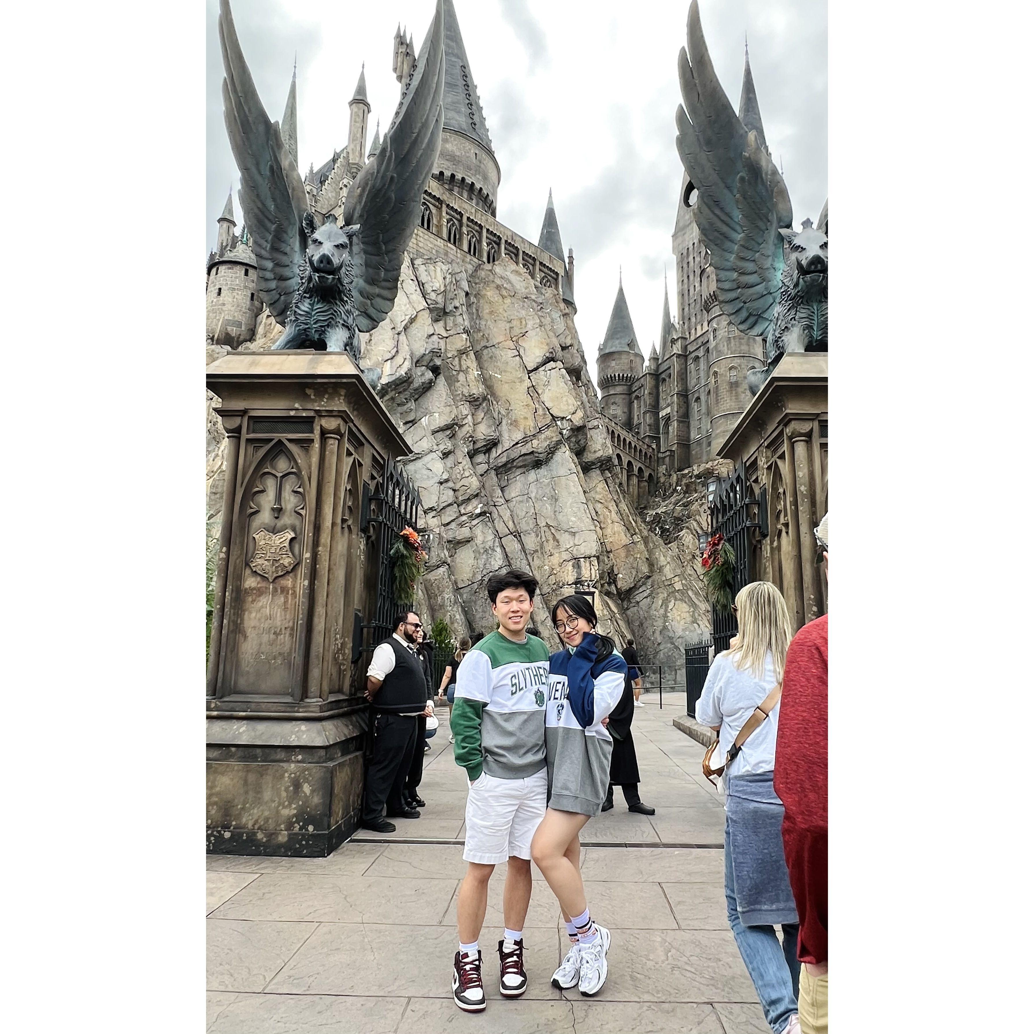 Our first time at Universal together