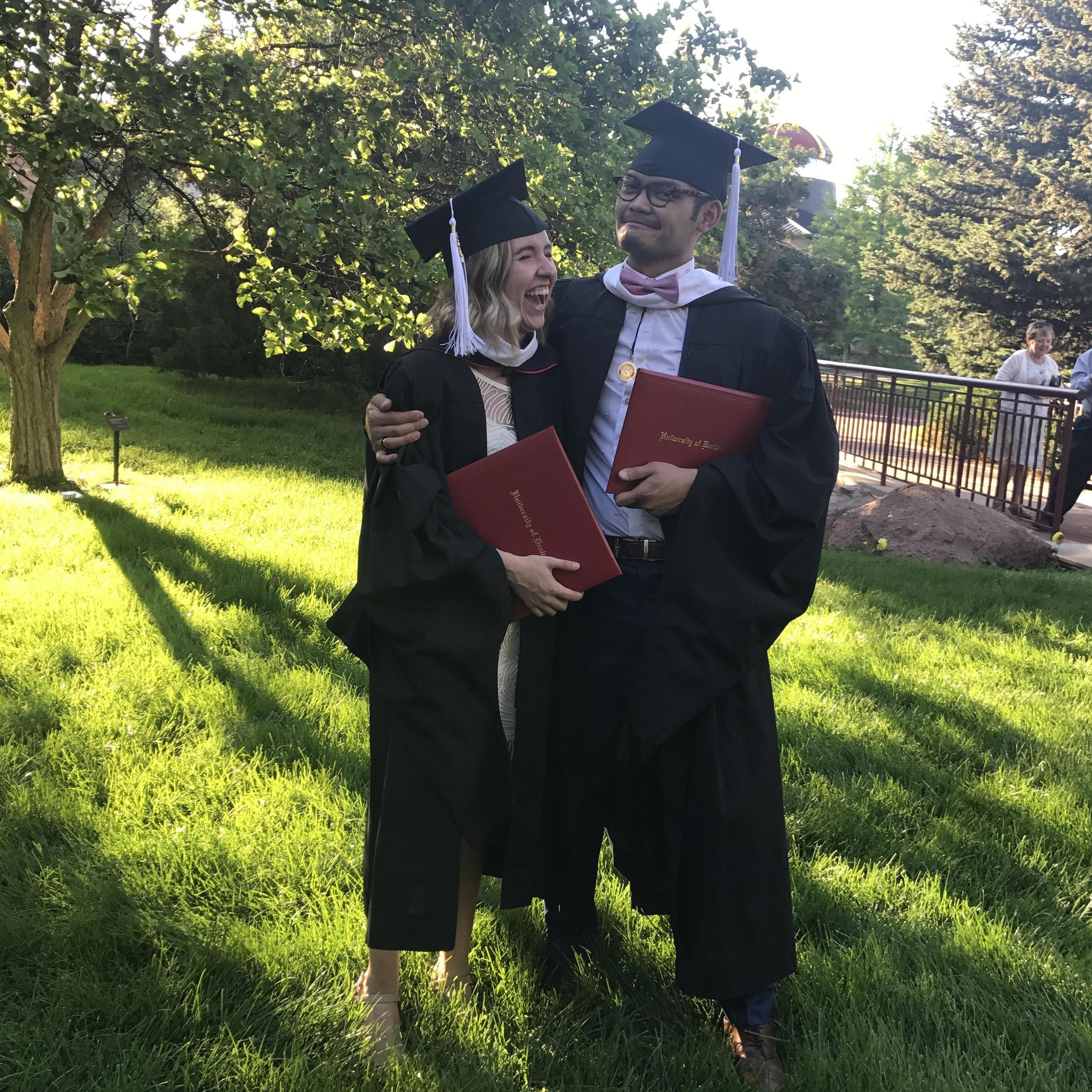 June 2017: Graduation from University of Denver