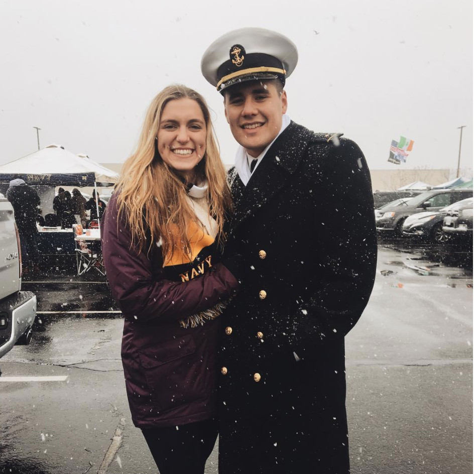 Amanda's first Army-Navy game! Dec, 2017.