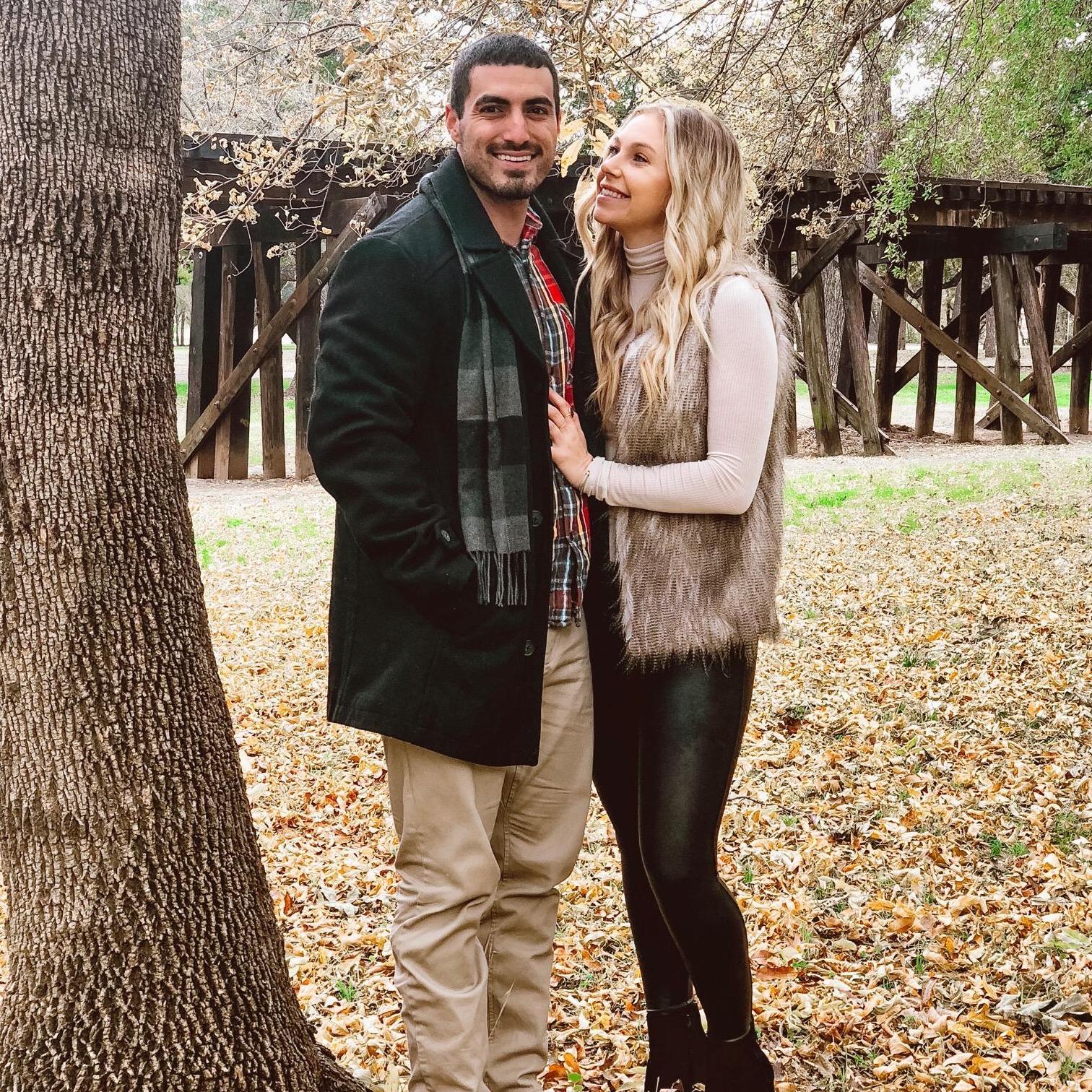 First Christmas card photo