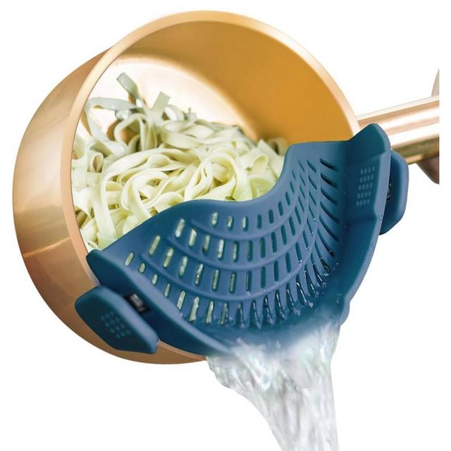 Clip On Strainer Silicone for All Pots and Pans