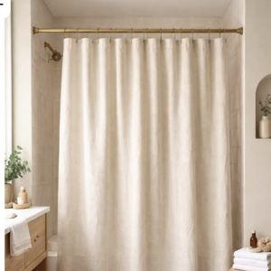 Shower Curtain-Beige