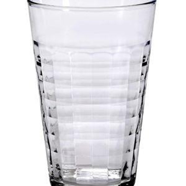 Duralex Prisme Clear Tumbler, 16 oz Set of 6