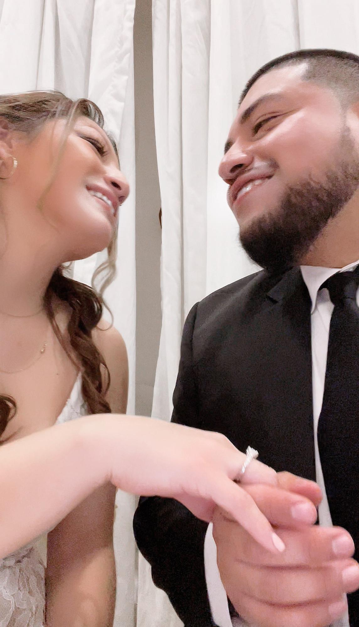 Celebrating our engagement.
