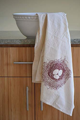 Tea Towel - Organic Cotton - Flour Sack - Nest - Brown