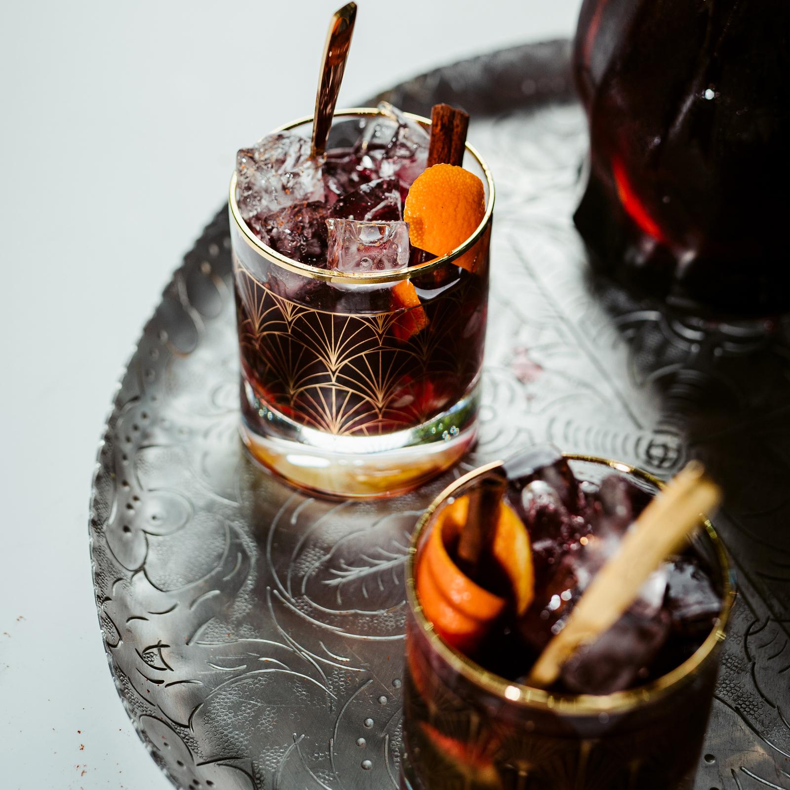 Legend, Art Deco Tease Double Old Fashioned Glass, Set of 4 | Zola