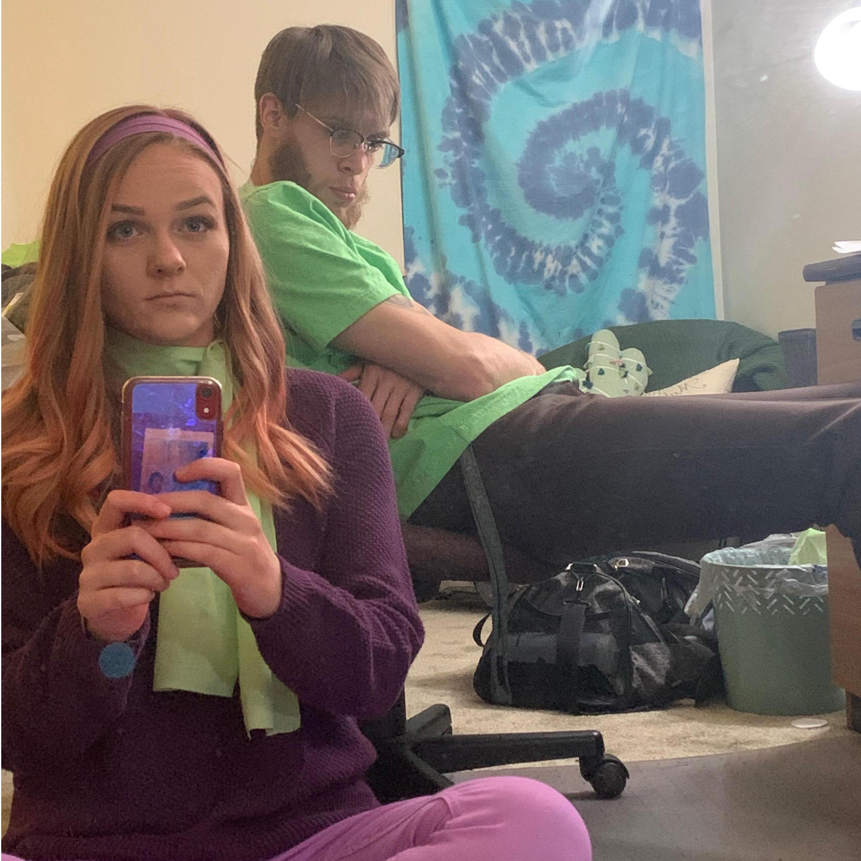Daphne and Shaggy for halloween