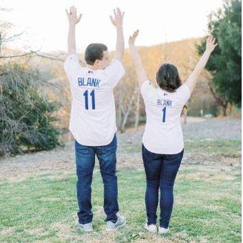 New jerseys for our new life together!
11 and 1 for our wedding date!
- Engagement Shoot