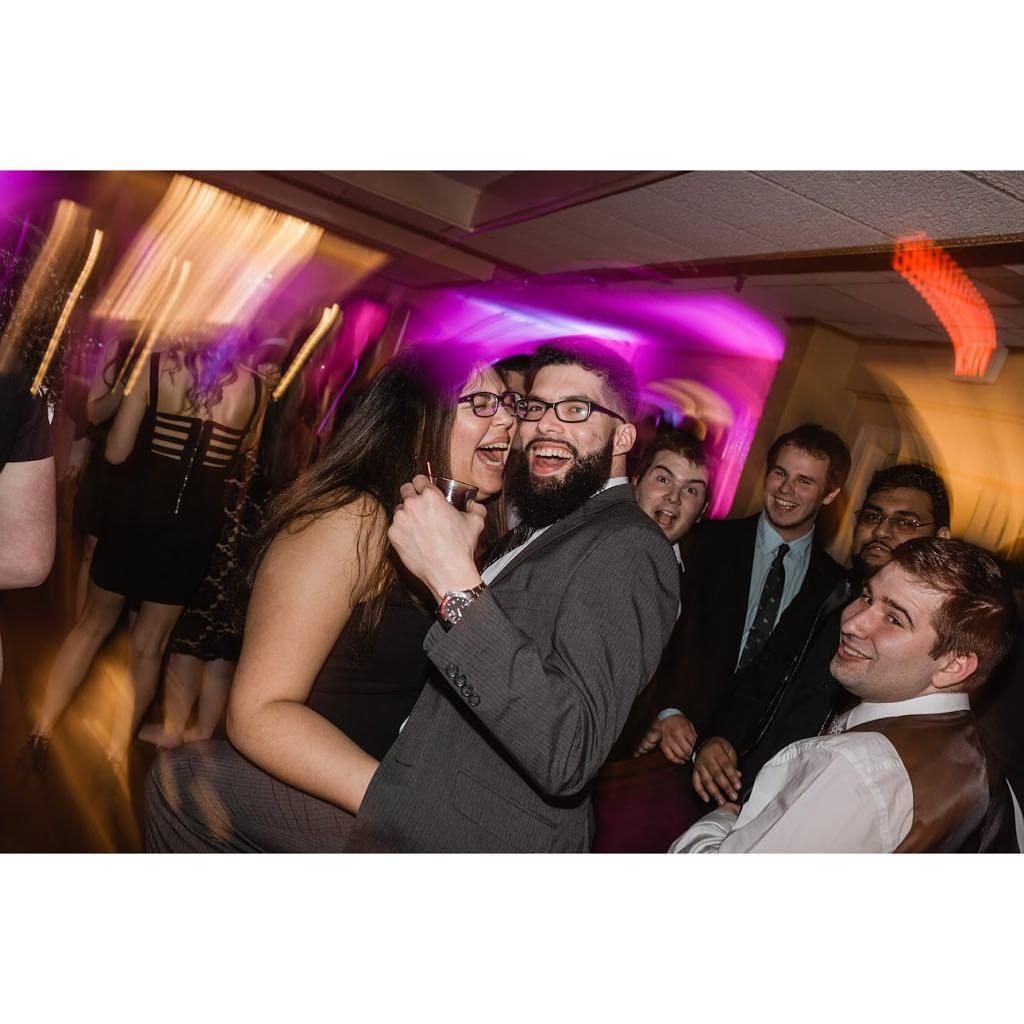 First picture of us taken after we started dating. Semi-formal, NJIT, 2018
