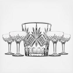 Godinger, Lumina Non-leaded Crystal Wine Glass, Set of 4 - Zola