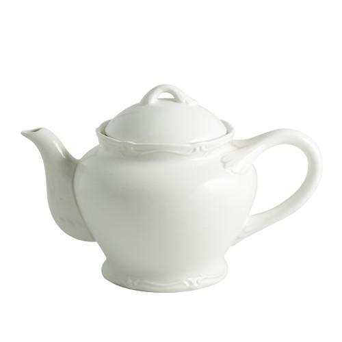 Gien Rocaille Blanc Teapot