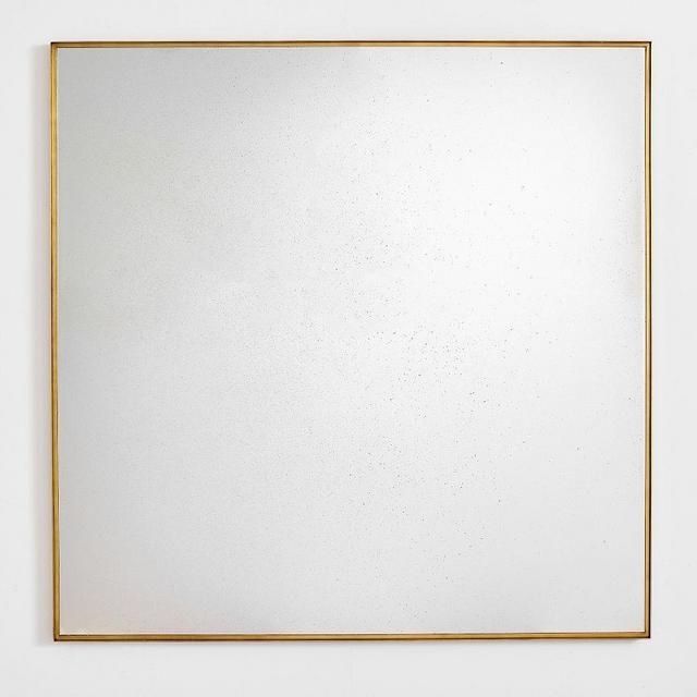 Stowe Antiqued Mirror, Brass 42"X42" Square
