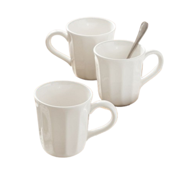 Heirloom Stoneware Mugs - Set of 4