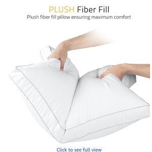 Utopia Bedding Bed Pillows for Sleeping King Size (White), Set of 2, Cooling Hotel Quality, Gusseted Pillow for Back, Stomach or Side Sleepers