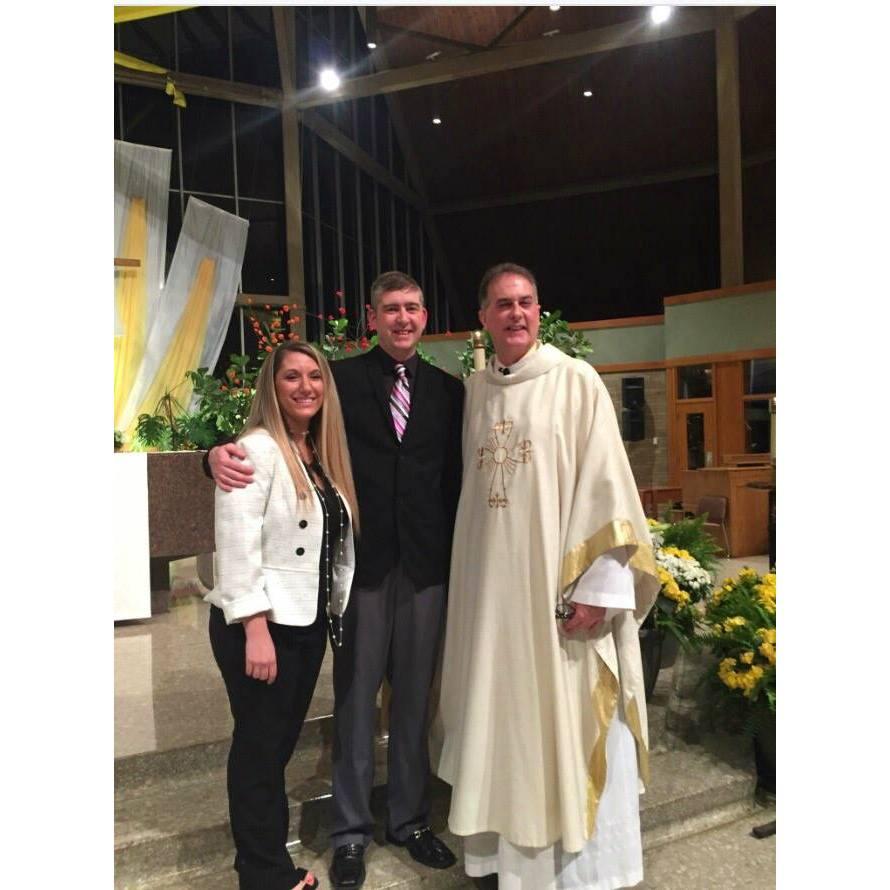 Scott became Catholic! Easter Vigil 2019