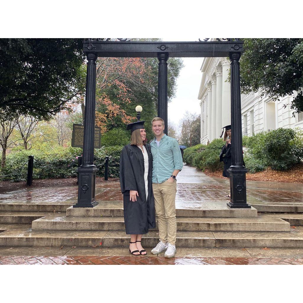 Madi's graduation from the University of Georgia.