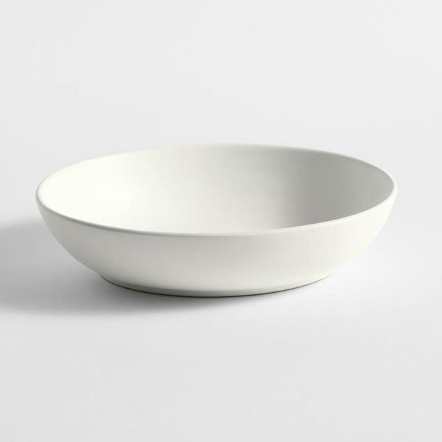 Mason Stoneware Oval Serving Bowl, Medium (9" W x 11" L) - True White
