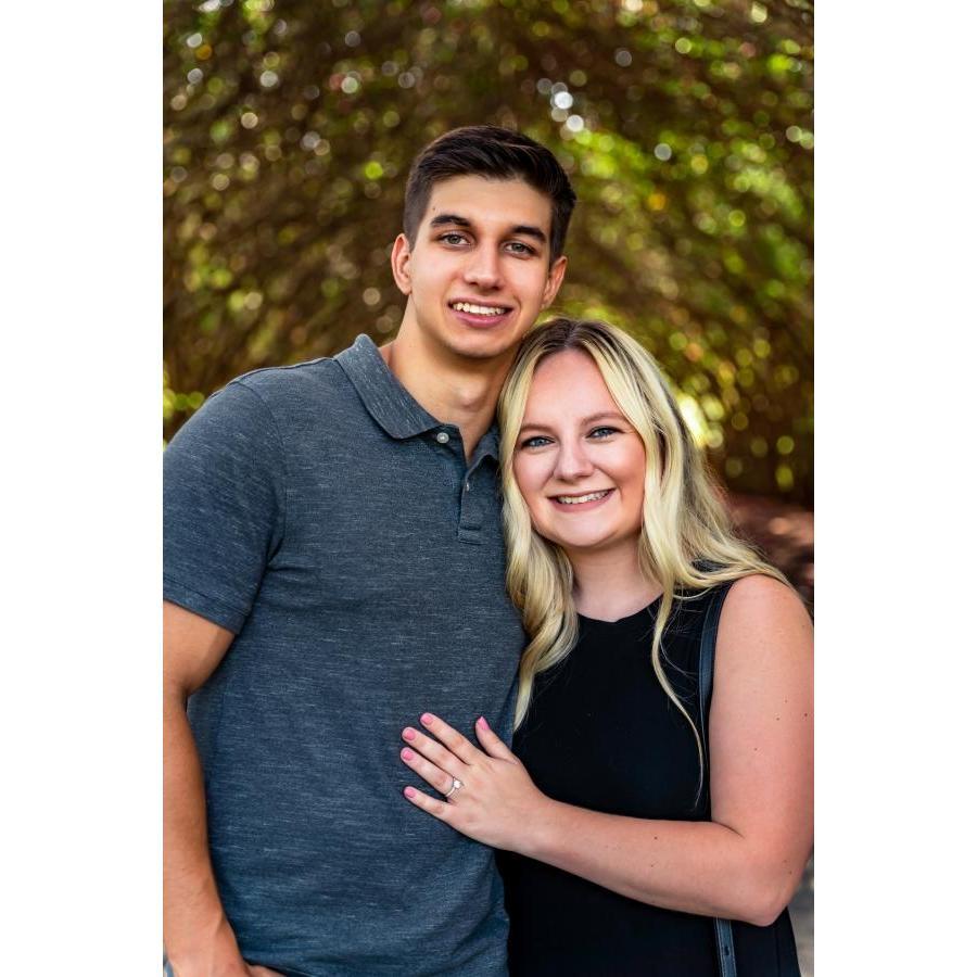 The day of our engagement, September 2021