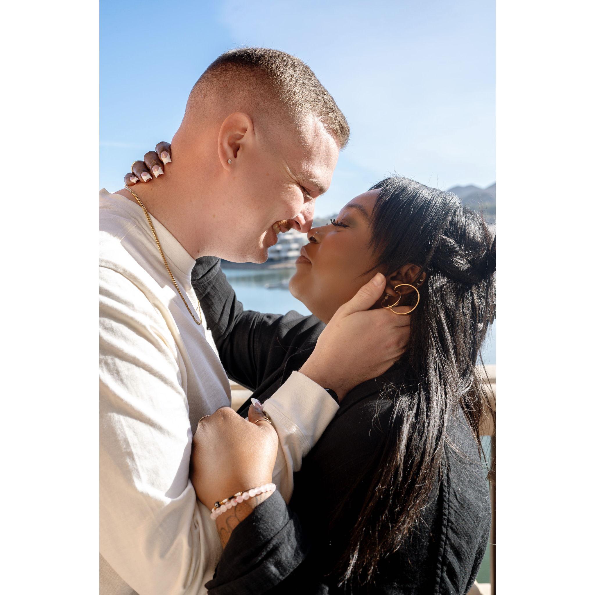 A moment that truly captured our true and passionate love for one another