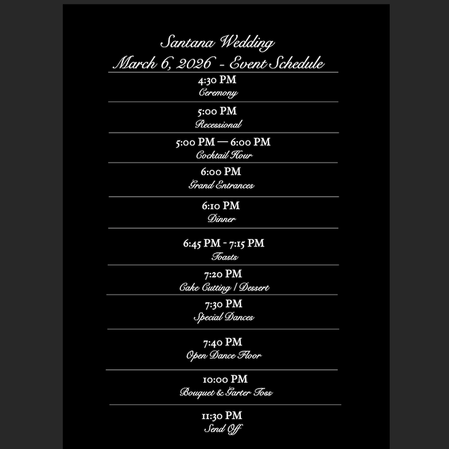 Itinerary