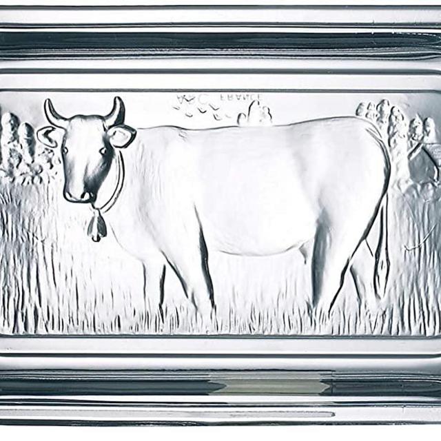 Luminarc Cow Butter Dish, Set of 1, Lid, 1, Clear