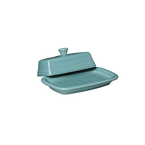 Fiesta Covered Butter Dish, X-Large, Turquoise