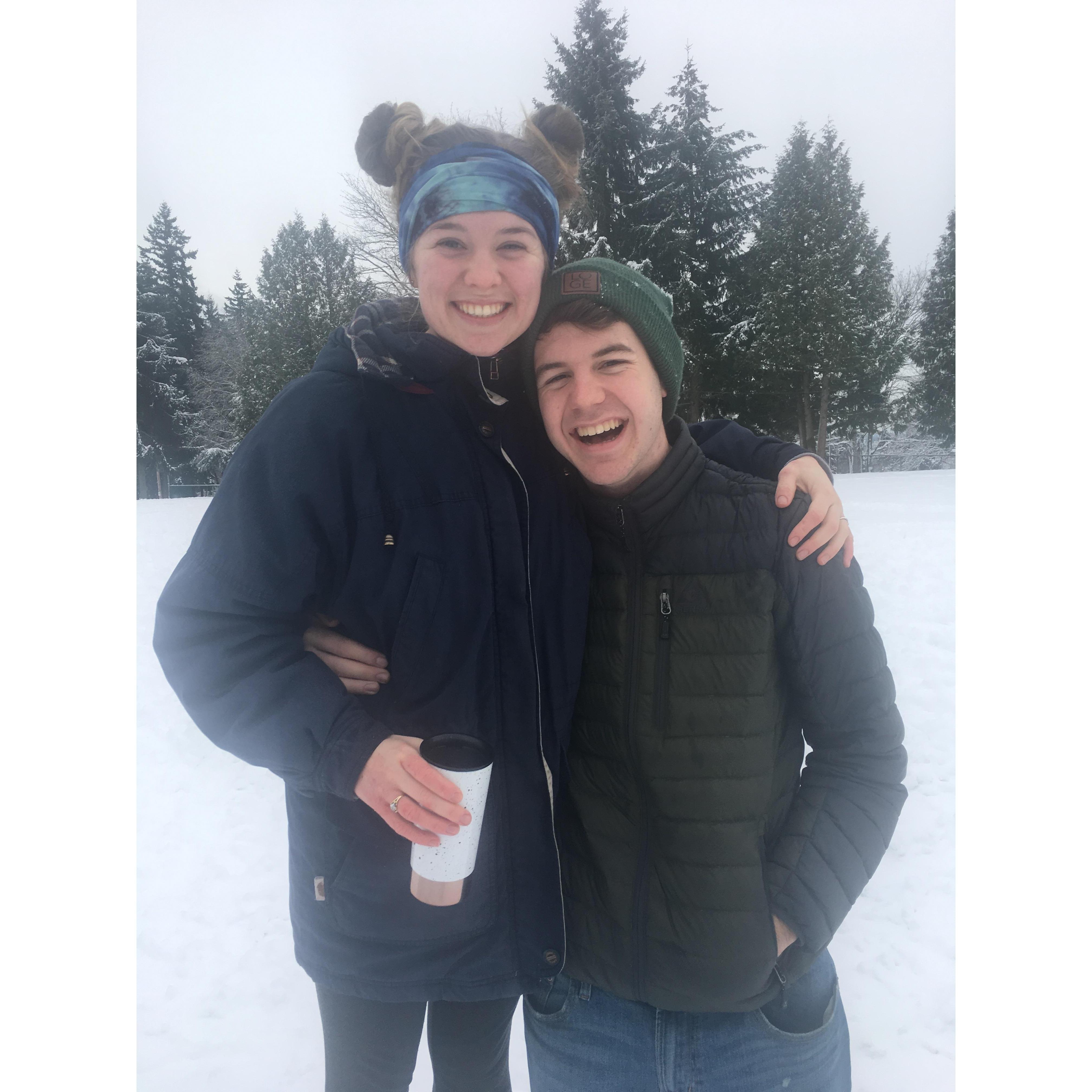 Snow days in Western Washington are a lot more special!