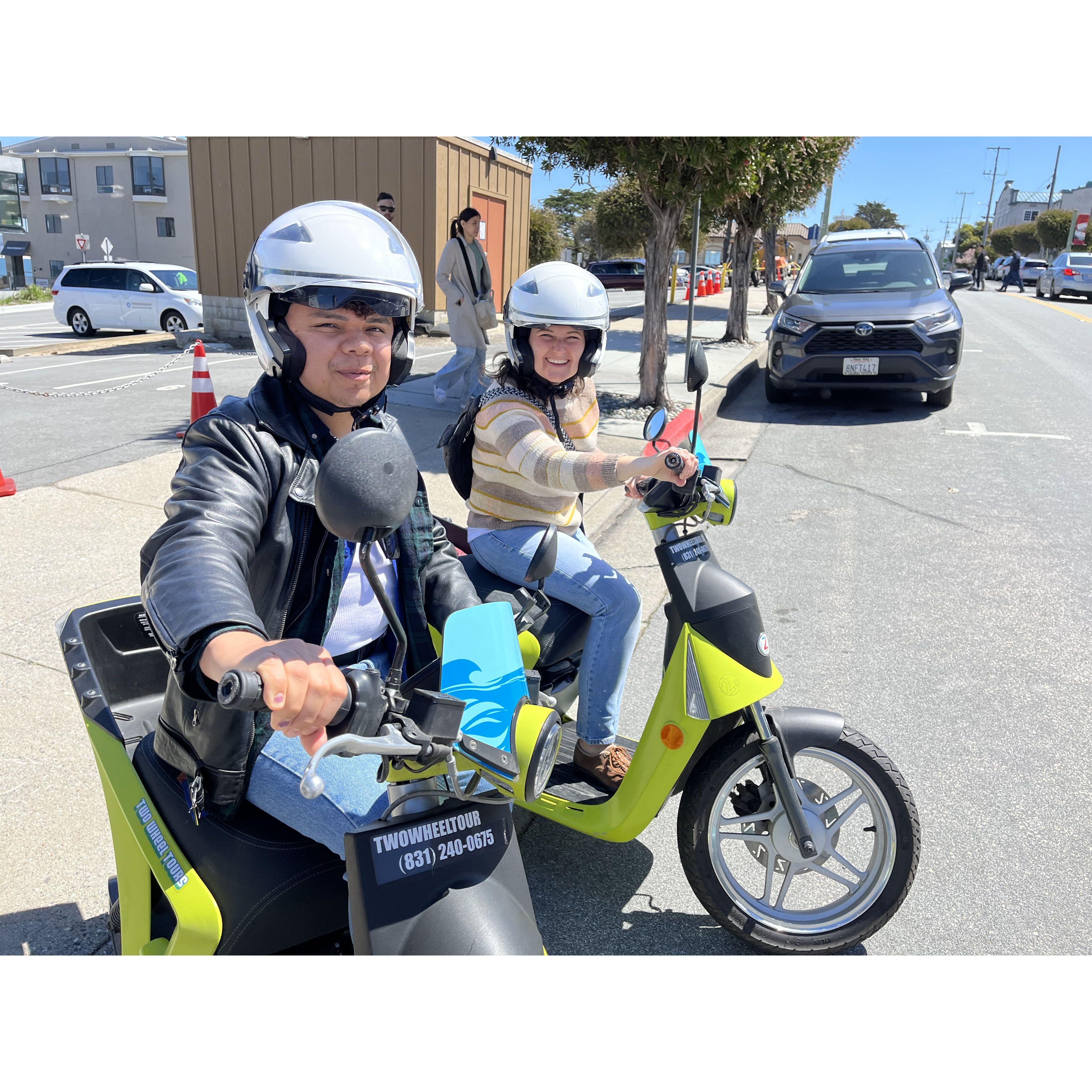 2023, Monterrey - Celebrating Jona's birthday on mopeds!