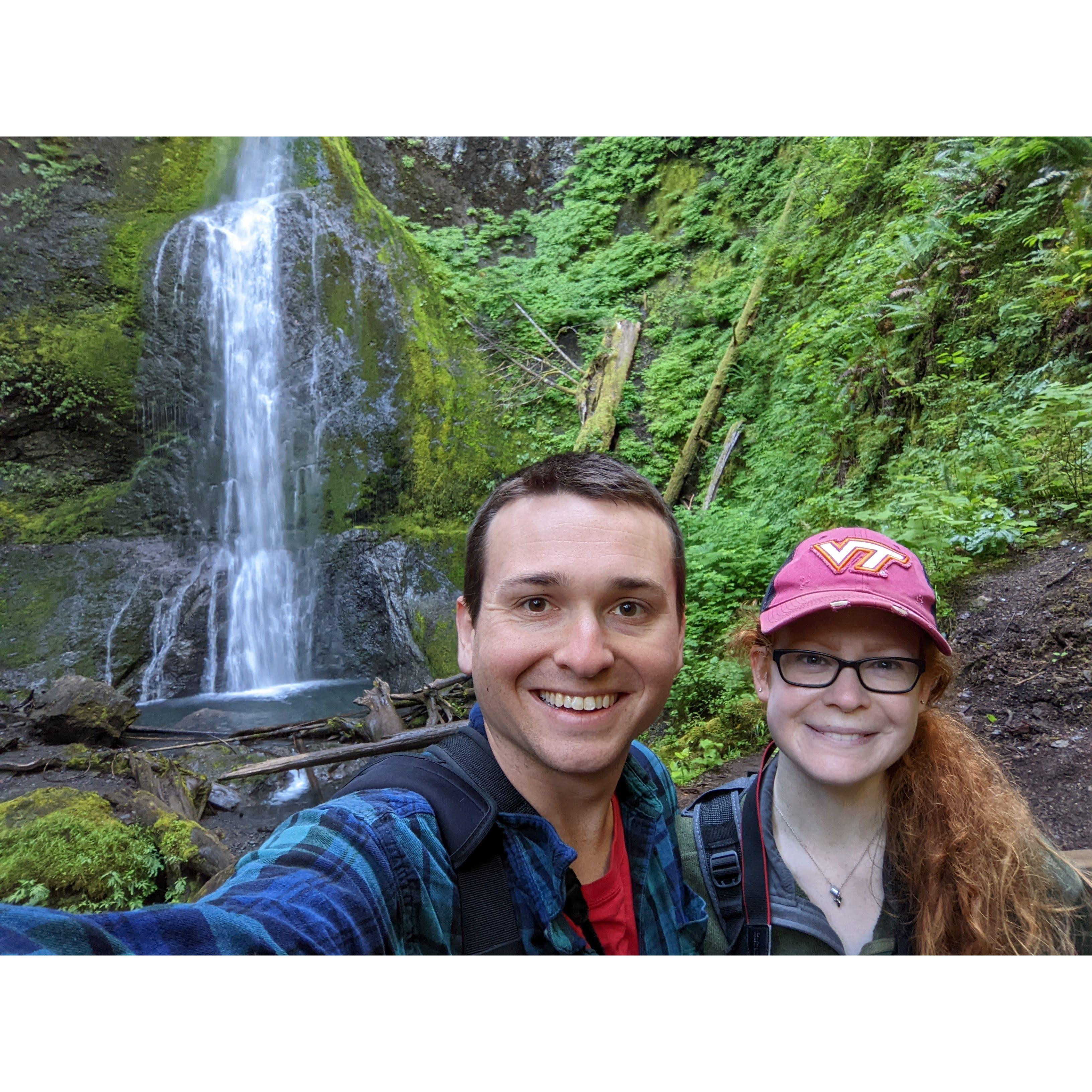 Marymere Falls at Olympic National Park (July 2022)