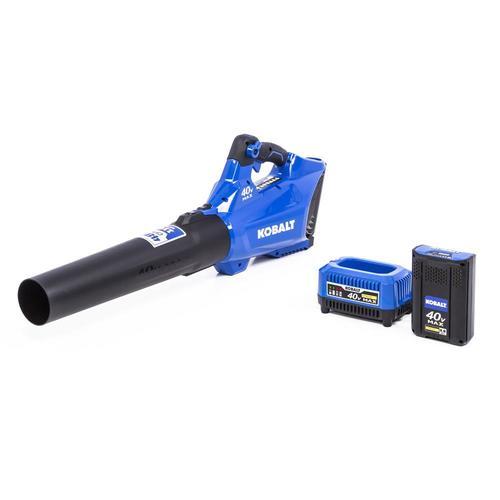 Kobalt 40-volt Max Lithium Ion 480-CFM Cordless Electric Leaf Blower