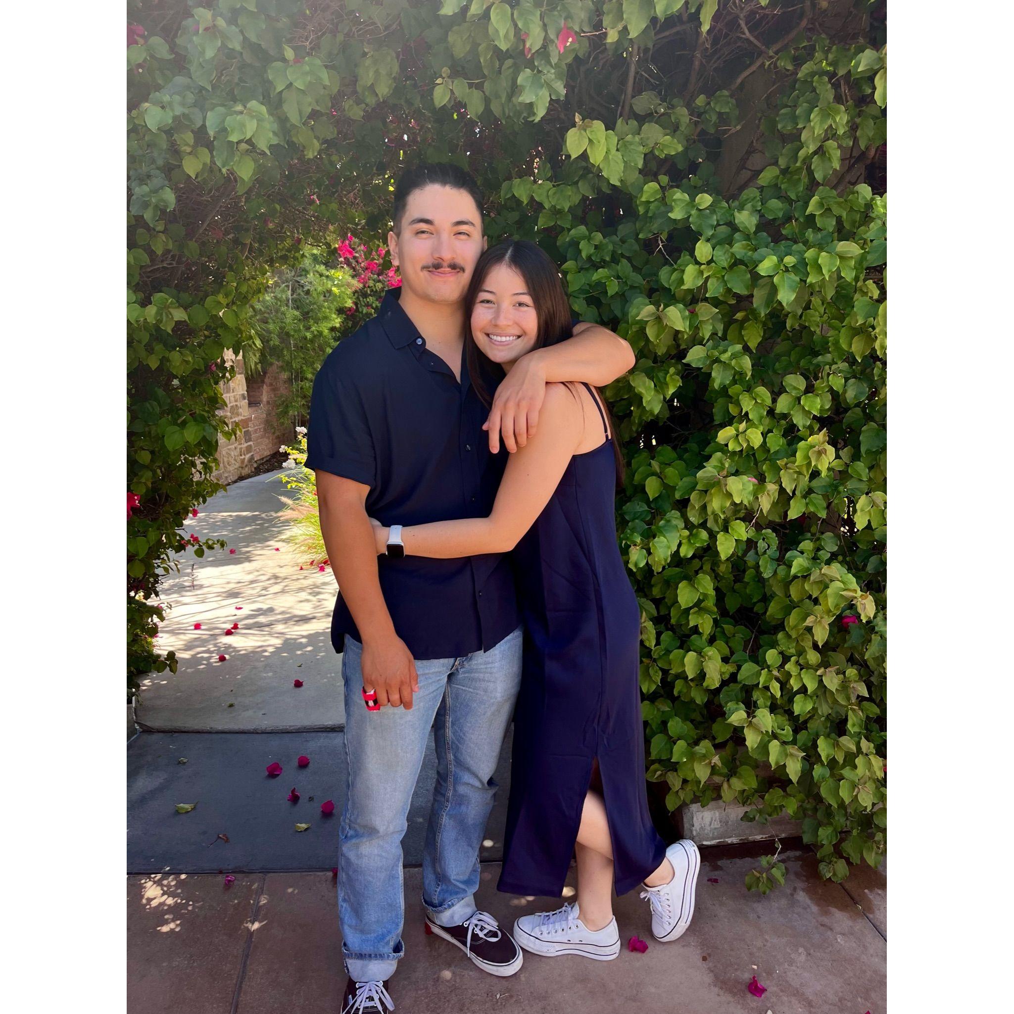 This is one of the first pictures when Maddy asked Greg to grow a mustache