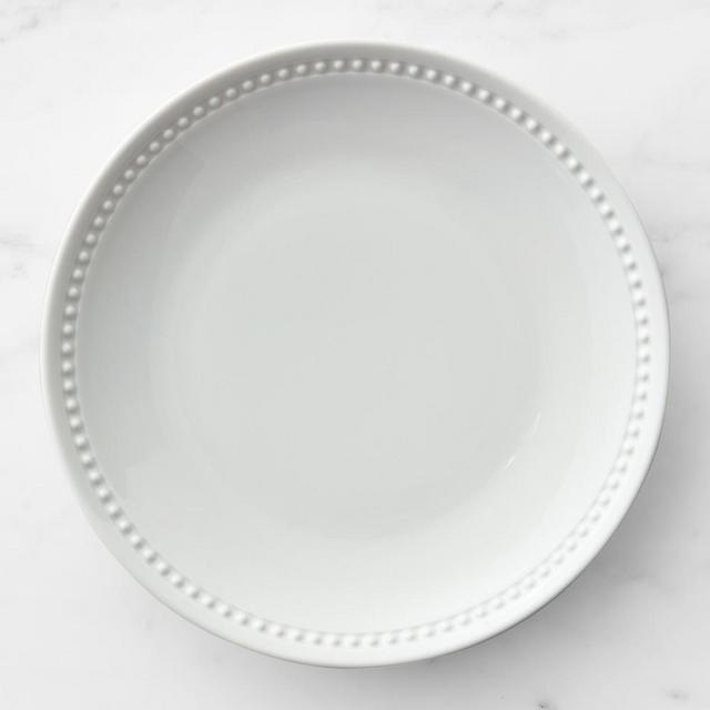 Pillivuyt Coupe Beaded Dinner Plates, Set of 8