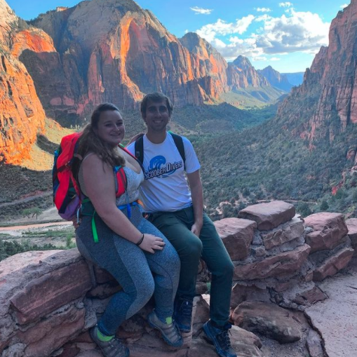 Hiking Angels Landing Trail at Zion National Park, 2021