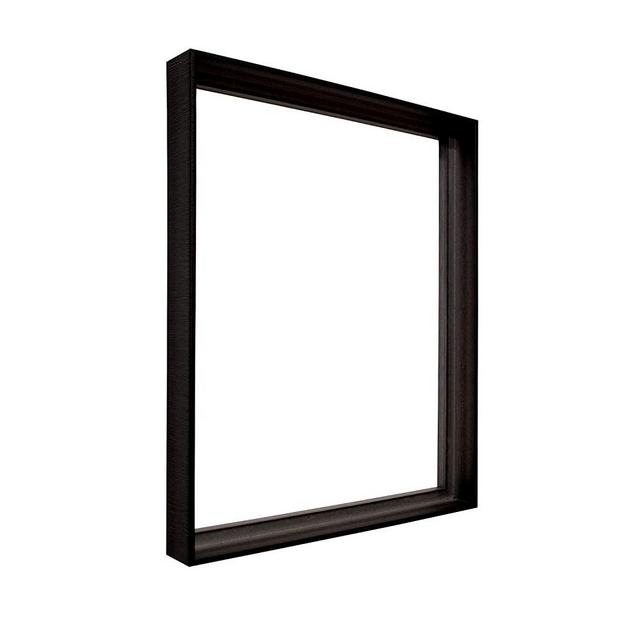 Pixy Canvas 14x18 inch Floater Frame for 1", 1.25" and max 1-3/8" Deep Canvas Paintings, Wood Panels & Stretched Canvas Boards (Black, 14 x 18 inch)