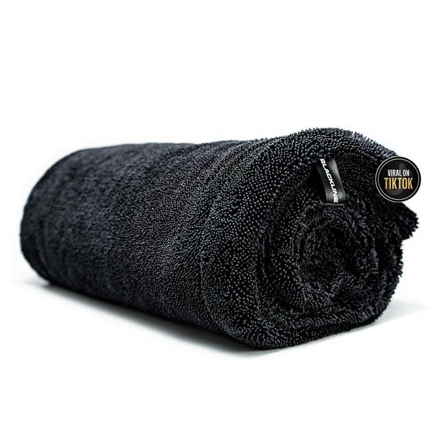Blackline Drying Towel, #1 Rated Car Drying Towel for Car Detailing, XL 1300 GSM Premium Microfiber, Twisted-Loop Microfiber Towels for Cars 24" x 36"