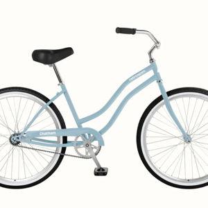 Chatham Beach Cruiser Bike - Step Through Single Speed - Crystal Blue