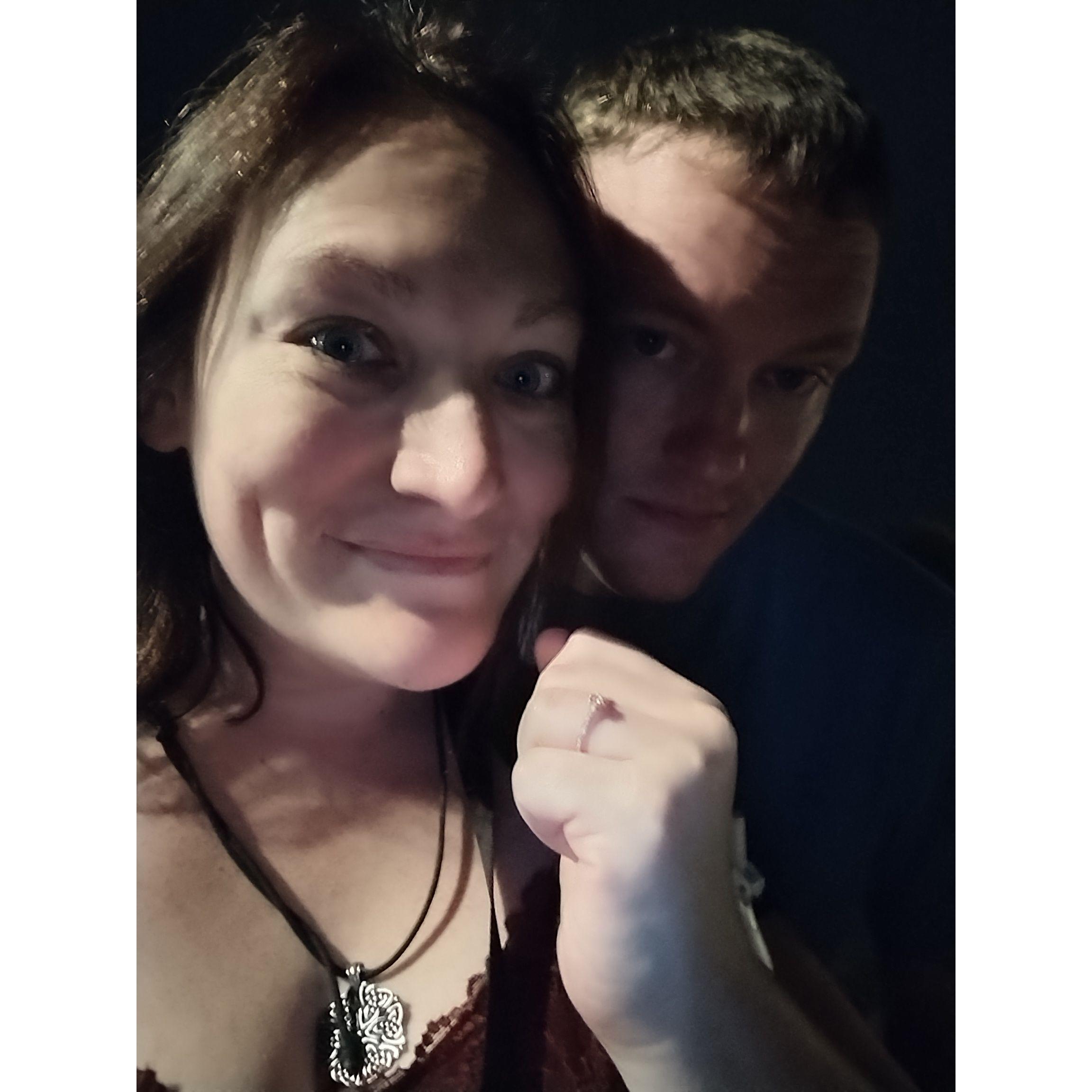 We bought a ring and celebrated with a walk around the city, chocolate, and Prosecco.
