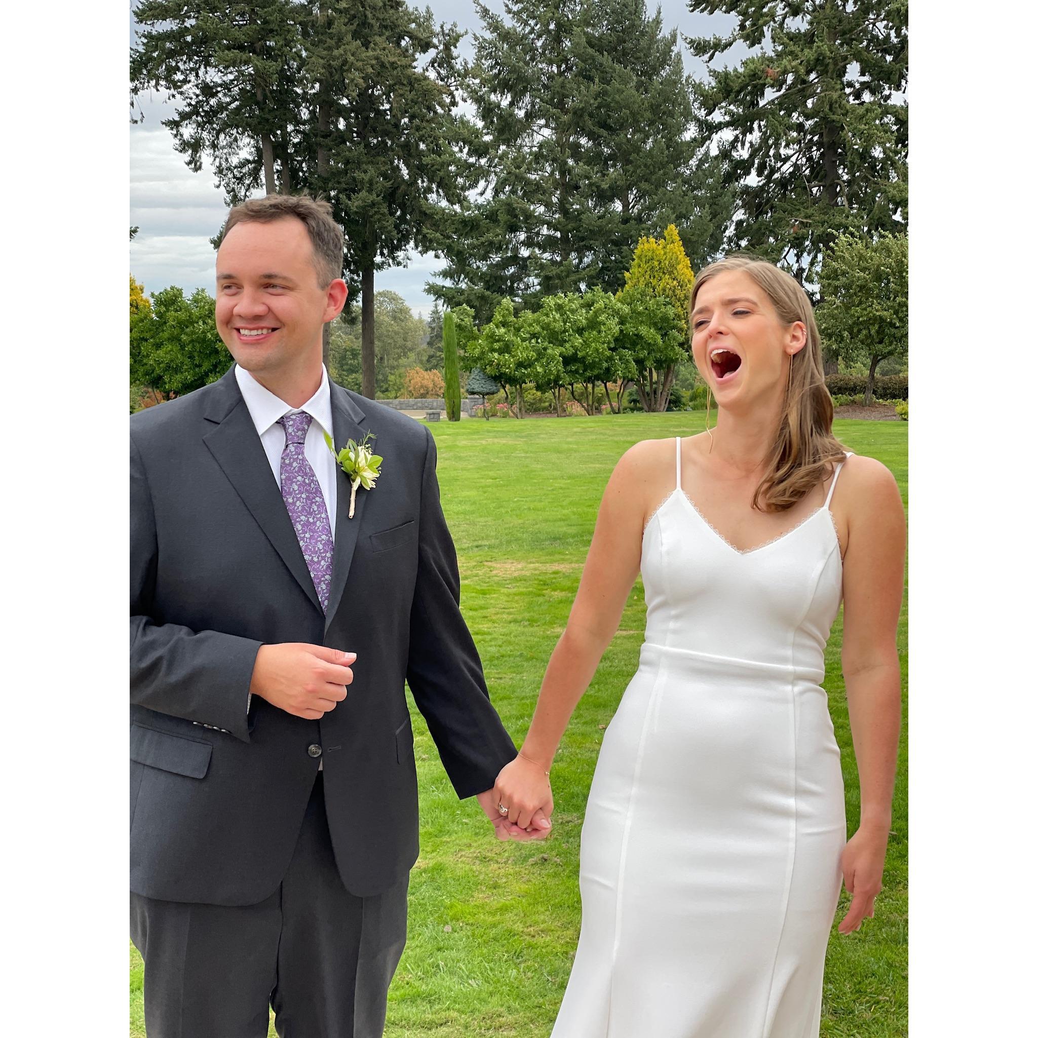 Officially married!