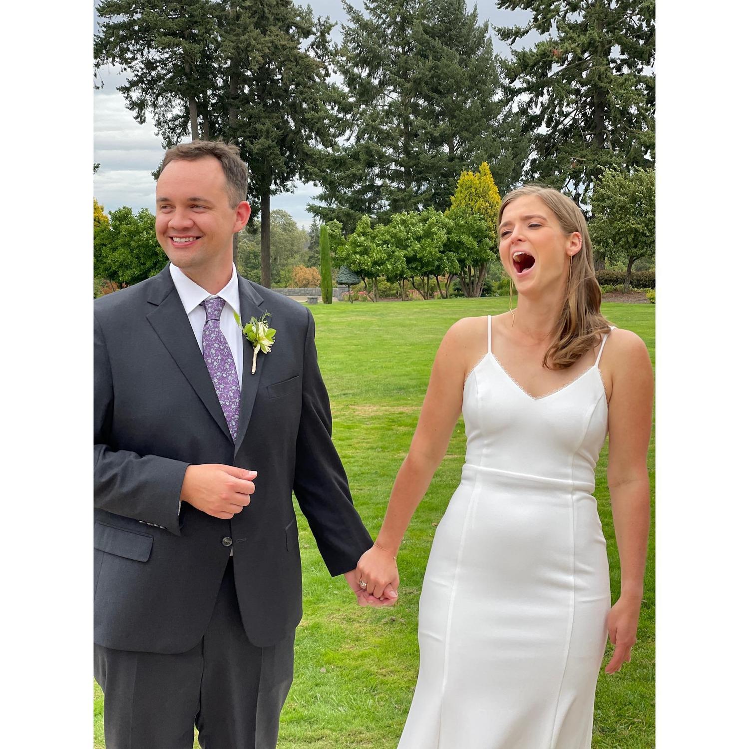 Officially married!