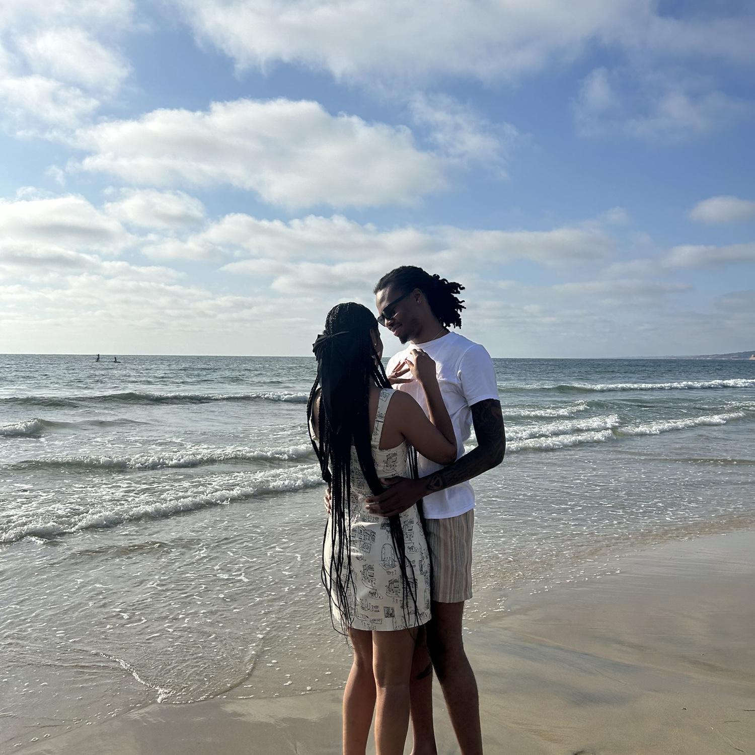 Where he popped the question and our new adventure began