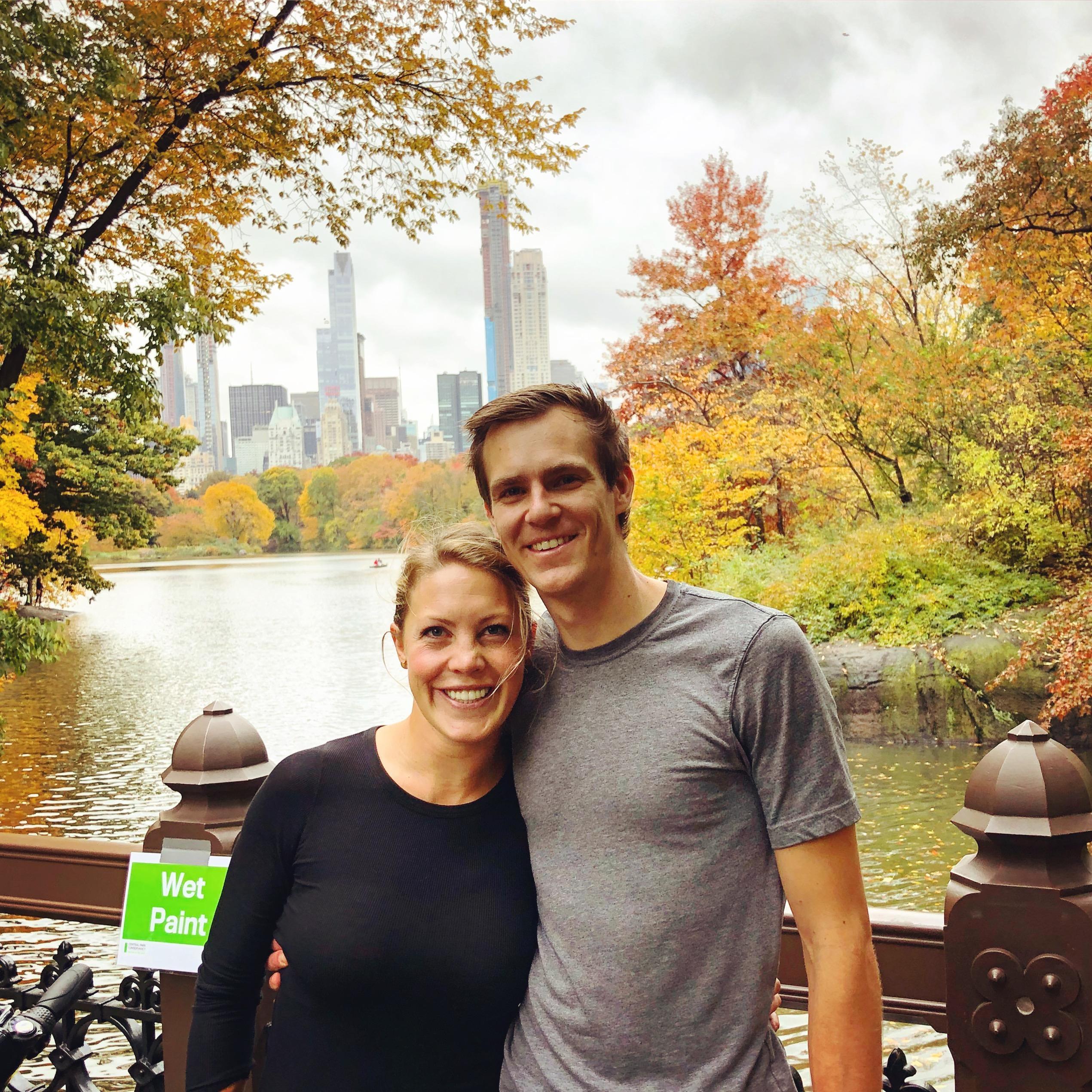 NYC before Randon's 1st marathon